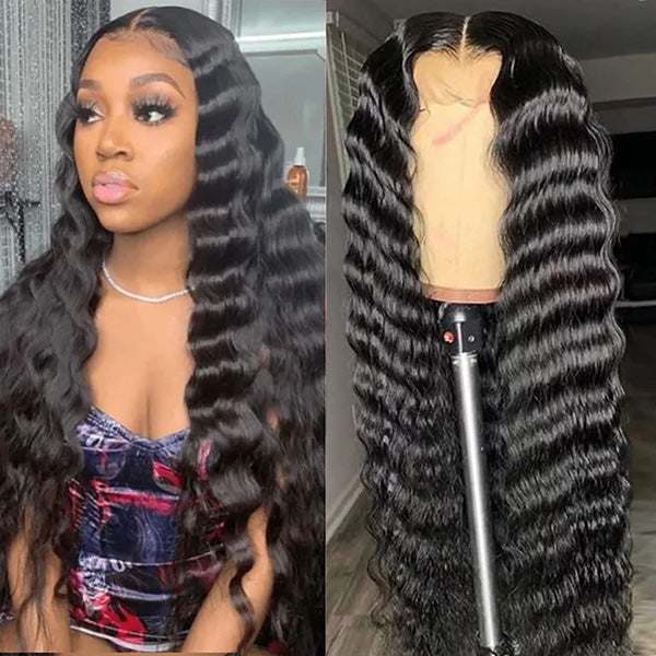 Upgrade Your Look with Our Premium 13x6 Deep Wave HD Lace Front