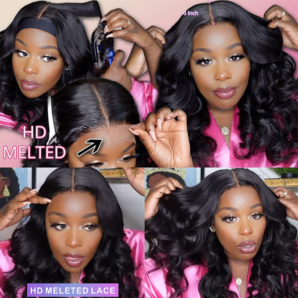 Elevate Your Look with Our 13x6 Body Wave HD Lace Frontal Wig