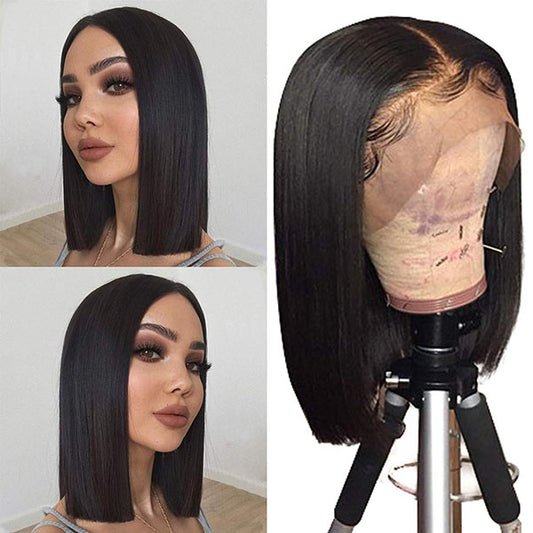 13x4 Lace Frontal Short Bob Wigs for Black Women