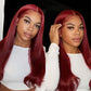 Straight 99J Burgundy Lace Frontal Wig - Buy Now!