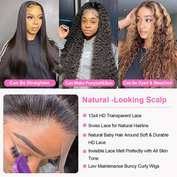 Upgrade Your Style with 13x4 Deep Wave Lace Front Wigs for Black Women -  Find Your Perfect Look – Beata Hair