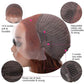 Autumn Color Wigs Chocolate Reddish Brown 13x4 Lace Frontal Wig