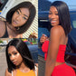 4x4 Bob Wig 150% Density Lace Closure Wigs Human Hair