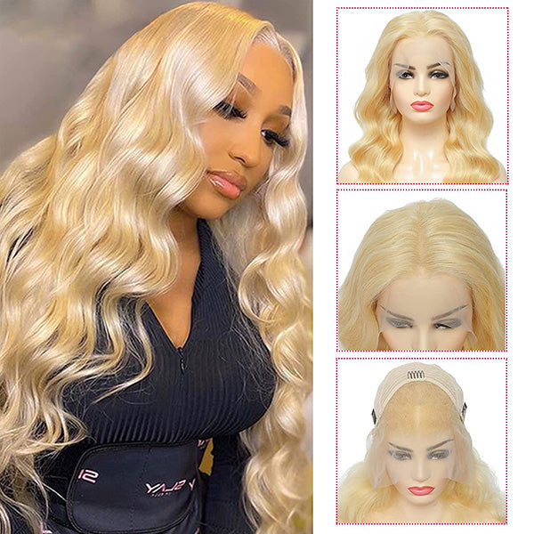 blonde wig black girl