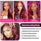 burgundy lace wig