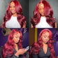 burgundy lace front wigs