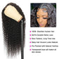 4x4 Lace Closure Deep Wave Wigs Human Hair
