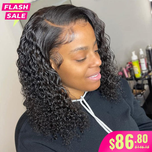 water wave closure wig